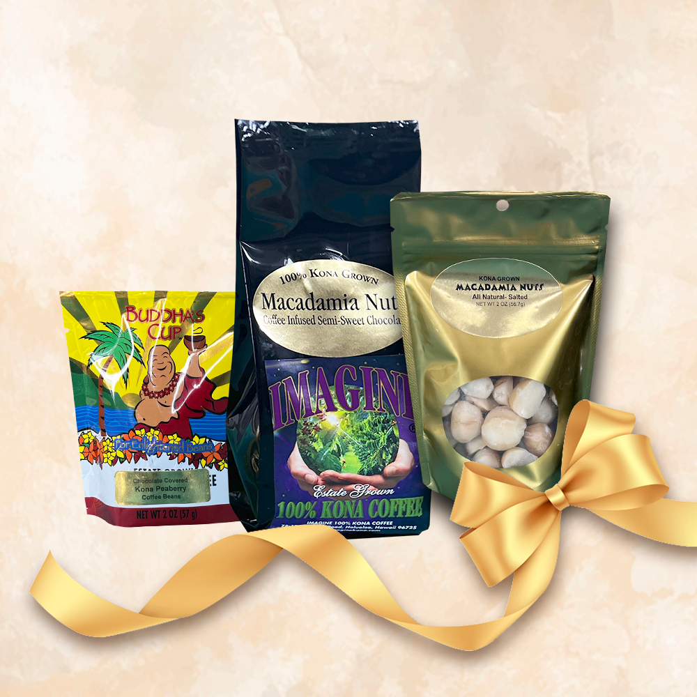 Buy Hawaiian Mini Snack Gift Pack: Peaberry & Macadamia Nuts