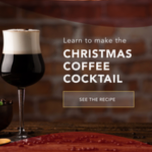 100% Christmas Kona Coffee Cocktail