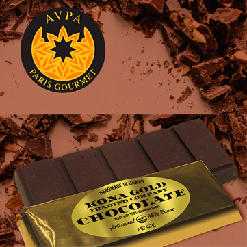 Award-Winning Kona Gold Chocolate Bar Earns Diplôme Gourmet