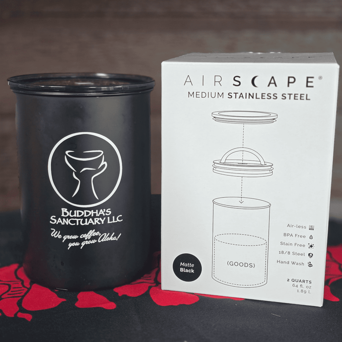 Classic Airscape Coffee Canister by Buddha's Cup