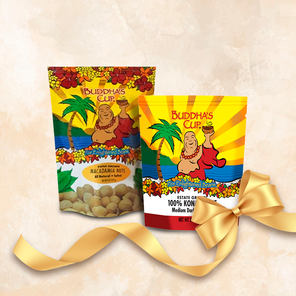 2 Free Gifts | 2 oz Coffee + 2oz Macadamia Nuts