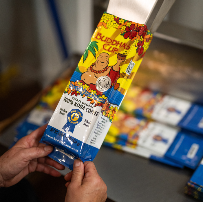 100% Kona Coffee Medium Dark Roast by Buddha's Cup