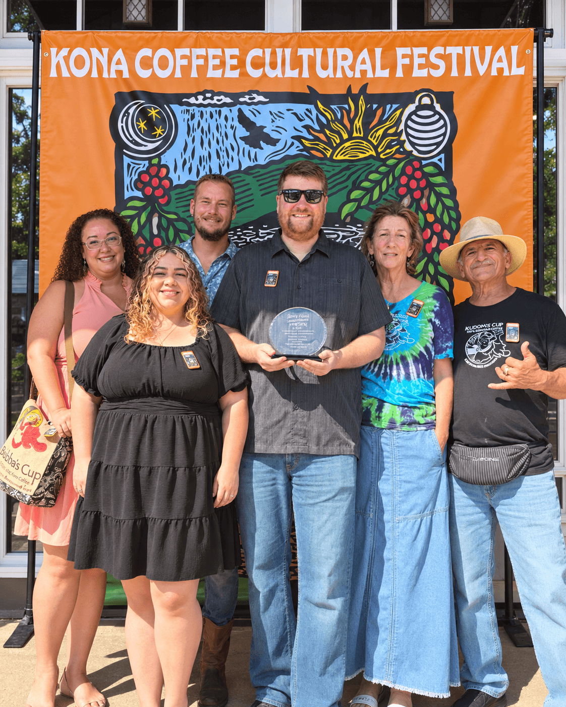 Kona Coffee Festival award group portrait