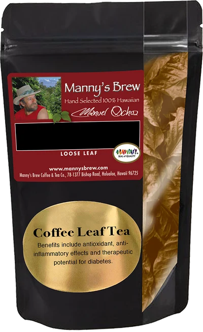 Manny's Brew Coffee Leaf Tea
