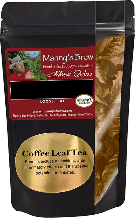 Manny’s Brew Coffee Leaf Tea