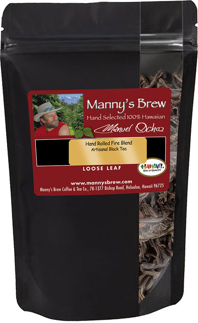 100% Hawaiian Black Tea, Hand Fired and Loose Leaf (Annual)