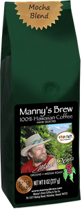 100% Hilo Hawaiian Mocha, Medium Roast