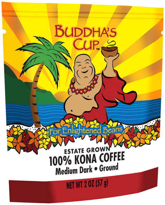 Buddha's Cup 100% Kona Coffee – Medium Dark Roast