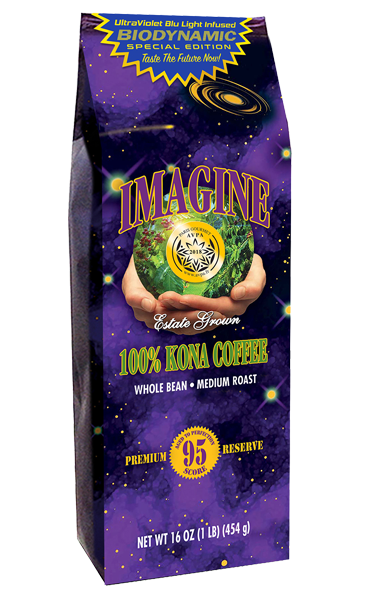 100% Kona Coffee UltraViolet Blu Light Infused (Special Edition), Medium Roast