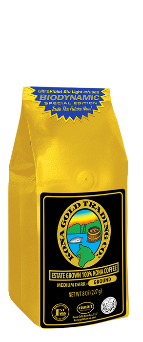 UltraViolet Blu Light Infused 100% Kona Coffee (Special Edition), Medium/Dark Roast