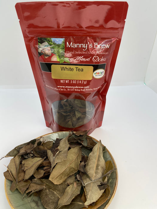100% Hawaiian White Tea with Mint