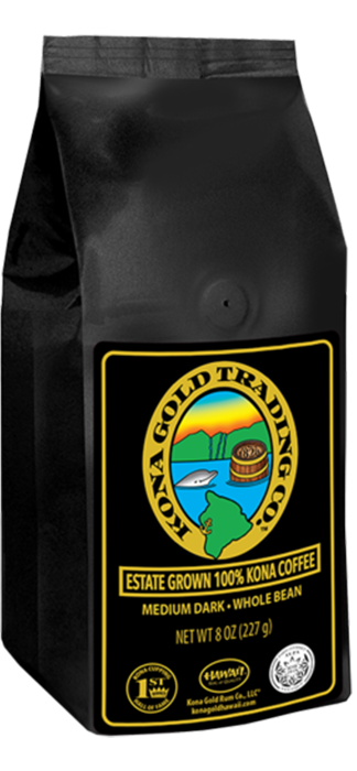 100% Kona Coffee, Medium/Dark Roast