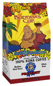 100% Kona Coffee Peaberry Medium/Dark