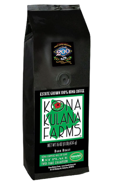 100% Kona Coffee, Dark Roast